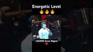 Sonu Nigam Singing Energy 🔥 sonunigam sonunigamsongs sonunigamlive shorts trending [upl. by Anilos]