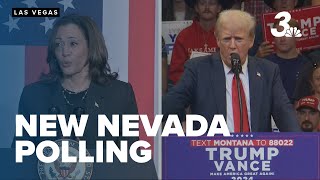 New polling shows change in presidential race for Nevada other battleground states [upl. by Ecissej]