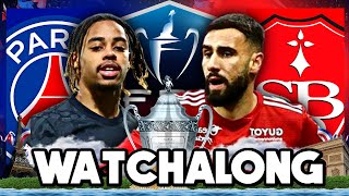 PSG 31 Stade Brest • Coupe De France LIVE WATCH ALONG [upl. by Aened]