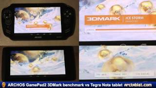 ARCHOS GamePad 2 3DMark benchmark vs Tegra Note part 22 [upl. by Ylac]