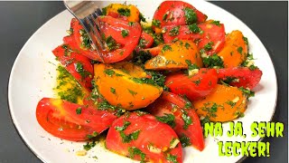 Leckeres Rezept für marinierte Tomaten 🍅 Der beste Snack aller Zeiten [upl. by Sarine]