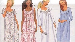 Butterick 6838 nightgown tutorial sew along part 1 [upl. by Eenyaj]