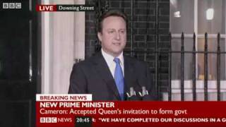 David Cameron is the UKs new prime minister  BBC News [upl. by Vania]