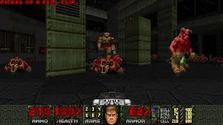 Doom 2  1000 Lines 3 Map 9 Martian Midnight UVMax Blind Author DMPhobos [upl. by Dardani]