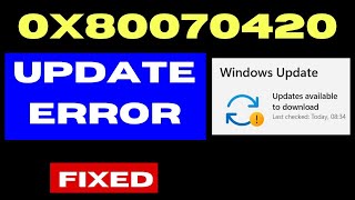 0x80070420 Windows update error code on Windows 11  10 Fixed [upl. by Diandra]