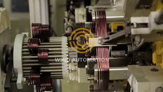 Alternator Generator Stator wave winding production line Shanghai Wind Automation [upl. by Zug456]