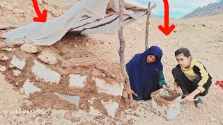 quotMaking a cave in the heart of the mountain by a grandmother and her daughter [upl. by Eramal]