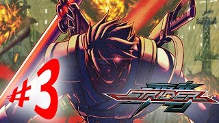 Strider  Parte 3 Chefões Gelo Malandro e Laranja Psicodélico  Playstation 4  Playthrough [upl. by Attoynek]