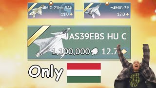 Grind Hungarian Aviation Tech Tree 💀 But Using Only Hungarian Aircraft Part 4 [upl. by Grishilda]