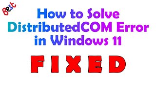 How to Fix Windows 11 DistributedCOM Error 10016 [upl. by Tsyhtema203]