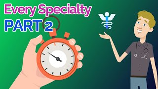 Part 2 Every Medical Subspecialty Explained in 10 Minutes [upl. by Aibonez607]