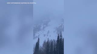 Avalanches Triggered in Northern Utah After Heavy Snow [upl. by Agnes]