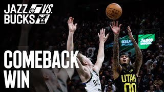 FORTYpoint fourth quarter vs BUCKS 🦌  UTAH JAZZ [upl. by Najib]