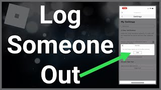 How To Log Someone Out Of Your Roblox Account [upl. by Sueaddaht]