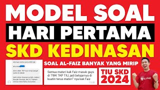 SOAL TIU SKD CPNS DAN KEDINASAN 2024 BERDASARKAN PENGALAMAN PESERTA HARI PERTAMA [upl. by Nicholas884]