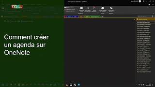 TUTO  Comment créer un agenda sur OneNote [upl. by Southworth]