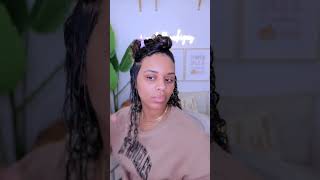 STYLING MY HAIR WITH ONE PRODUCT 😳 curls curlyhair hairroutine [upl. by Westney]