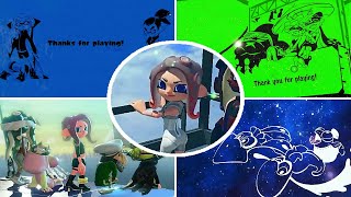 All Credit Songs from Splatoon Games 2015  2024 [upl. by Akeylah]