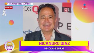 Muere el productor Nicandro Díaz tras un accidente en una moto acuática  Imagen Noticias [upl. by Naillik]