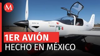 El Halcón el avión fabricado en México se prepara para volar [upl. by Adlig]