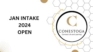 Conestoga College  Jan 2024 intake open [upl. by Aihsatan540]