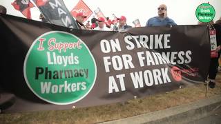 Lloyds Pharmacy Strike 7  Head Office Picket [upl. by Nonrev]