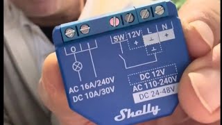 Shelly 1 Plus WiFi Switch Installation amp Setup [upl. by Ennayoj957]