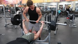 CHEST WORKOUT w DAVID LAID [upl. by Annoynek]