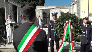 Commemorazione dei Defunti la cerimonia al cimitero di Fano [upl. by Keriann]