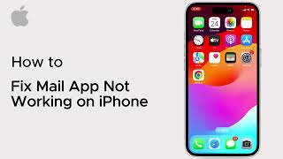 iOS 18 How to Fix Mail App Not Working on iPhone  iOS  2025 [upl. by Morrie]