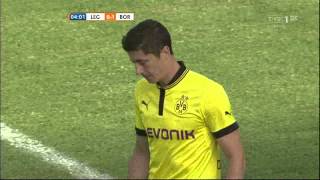 Legia Warszawa  Borussia Dortmund 01 gol Lewandowskiego [upl. by Elyod3]