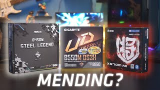 Membandingkan 3 Motherboard MATX Dibawah 2juta B450 VS B550 VS X570 [upl. by Niawtna]