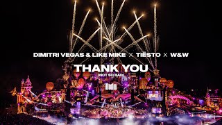 Dimitri Vegas amp Like Mike amp Tiësto amp Dido amp WampW  Thank You Not So Bad Official video [upl. by Nerrat]