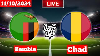 Zambia Vs Chad  CAF Africa Cup of Nations Live Match Score Today HD [upl. by Remmus]