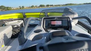 SeaDoo switch pontoon performance 100hp [upl. by Ahsirak709]