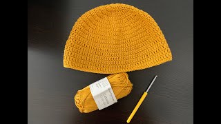 Подробный мастер класс  базовая шапка крючком Sun hat crochet hat крючок [upl. by Imelida]