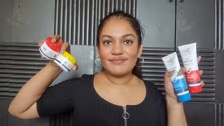 Trying and Testing Out  New Facewashes and Moisturizers From Chemist At Play [upl. by Nosmas]