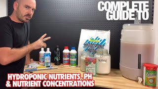 Cheapest Hydroponic Nutrient Concentrations and PH Complete Guide To with Hoocho [upl. by Kaleena239]