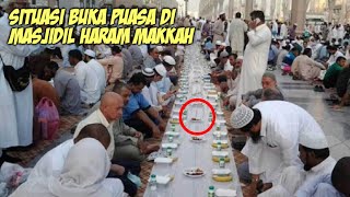 LUAR BIASA  DI MAKKAH SAAT RAMADHAN ORANG BEREBUT UNTUK SEDEKAH [upl. by Rhianna]