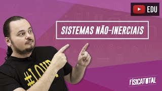 Referencial nãoinercial  força fictícia  sistemas mecânicos  Física em Questões 098 [upl. by Whitney]