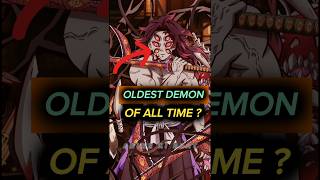 Rank Oldest Demon in Demon slayer shorts anime demonslayer [upl. by Ellenahs892]