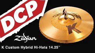 Zildjian K Custom Hybrid Hi Hat Cymbals 1425quot [upl. by Ykceb432]