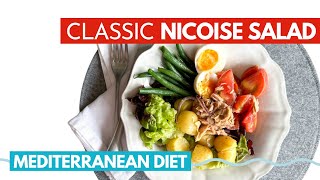 Classic Tuna Niçoise Salad  easy summer salad mediterranean diet recipe [upl. by Marin]