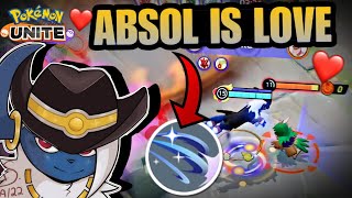 1K Special THIS IS WHY I LOVE ABSOL❤  Pokemon Unite  Pokemon Unite Absol Gameplay [upl. by Ibmab]