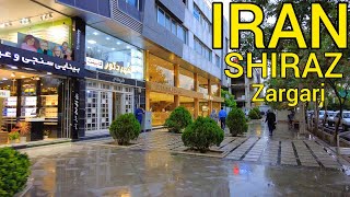 Shiraz Iran 4k Walking on Zargari Streetشیراز زرگری به ستارخان [upl. by Eimaral]