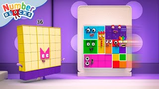 Numberblocks  Learn Making Patterns and Shapes  Full episodes  Learn to Count [upl. by Eatnoj]