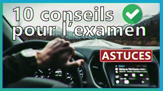 10 conseils pour réussir lexamen  Permis de conduire [upl. by Kentiggerma]