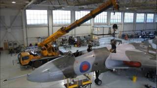 XH558 Winter Service Ejection Seat ReInstallation [upl. by Weinberg]