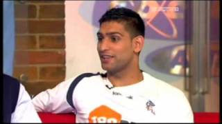 Amir Khan amp Paulie Malignaggi Interview 22 [upl. by Kroy]