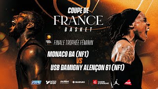 LIVE COUPE DE FRANCE  Monaco NF1  Damigny Alençon NF1  Finale Trophée féminin [upl. by Fagin956]